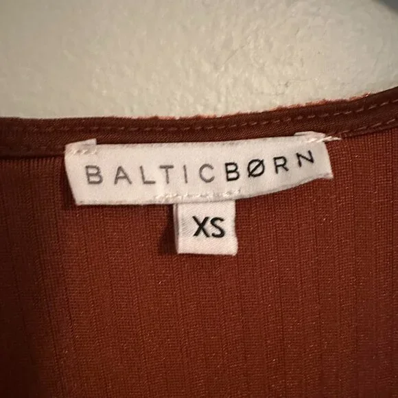 Baltic Born Andi Velvet Ribbed Wrap Maxi Dress - XS - Picture 5 of 6